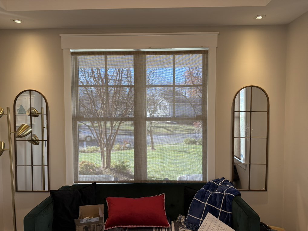 Mirror hanging work by Hawkins Pro Mounting
